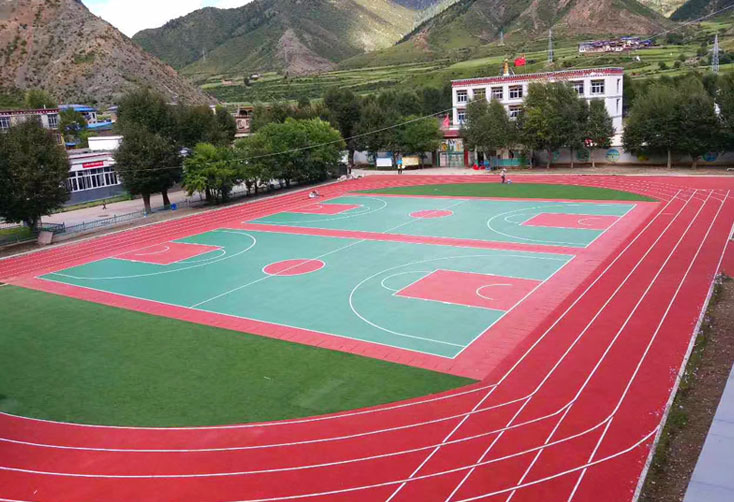 廣東某小區(qū)EPDM運(yùn)動(dòng)場(chǎng)地